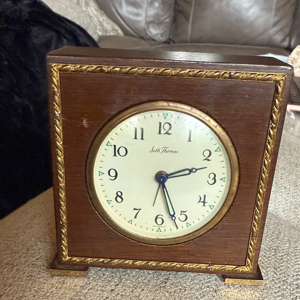 Seth Thomas “Baby Ben” 1951 Shelf Alarm Clock.